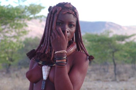 Virgins of the Khimba tribe naked