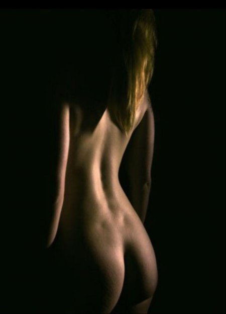 Boarded back of a woman