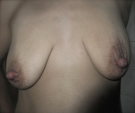 Little hanging boobs
