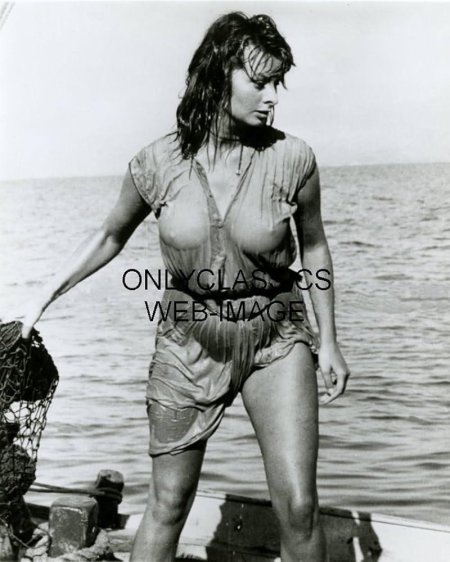 Sophia Loren in his youth nude