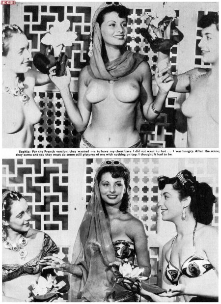 Sophie Loren Naked Betty Page