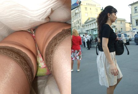 Peeping under skirts large
