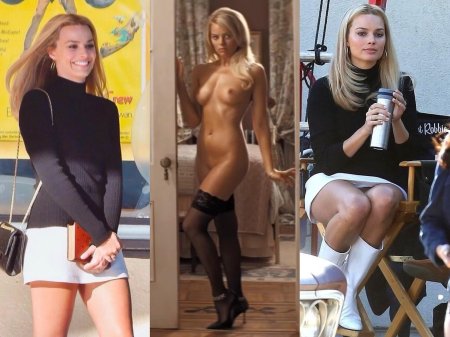 Margot Robbie without panties