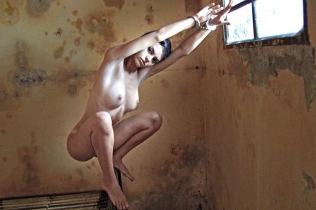 Nude girls in abandoned ones buildings
