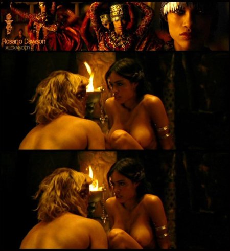 Rosario Dawson in the film Alexander Nyu