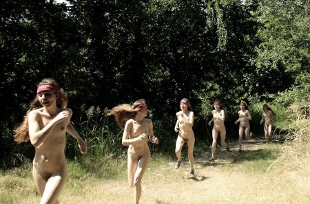 Naked girls in childhood