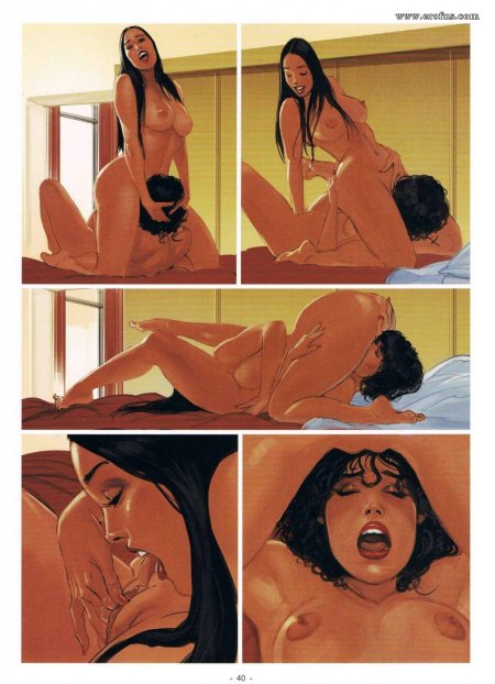 Erotic comics first caresses