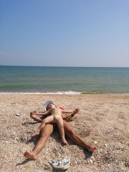 Nudic beaches of Crimea