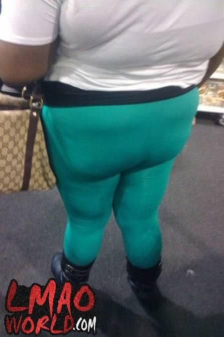Fat women in leggings