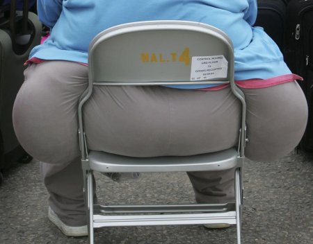 Tolstaya on a chair