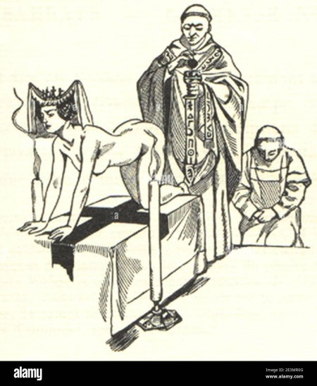 Medieval erotic illustration