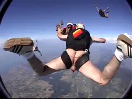 Parachute naked