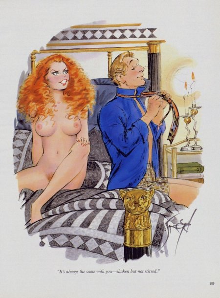Pornographic caricatures