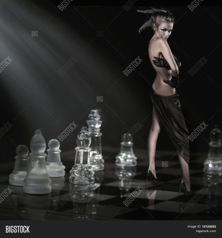 Girl and chess