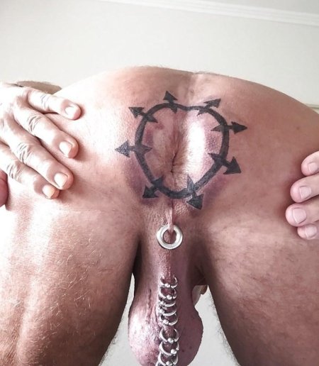 Tattoo on the anus