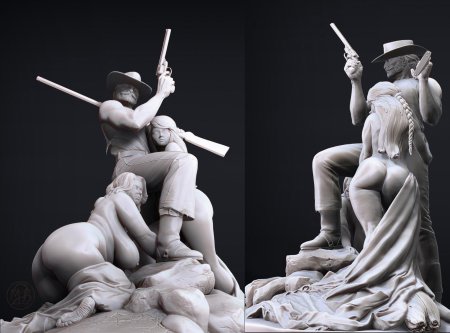 Pornographic sculptures