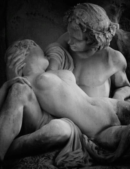 Aikku and Galatea Sculpture