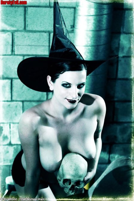 Witch Erotic photo shoot