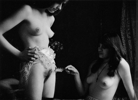 Naked young in retro films