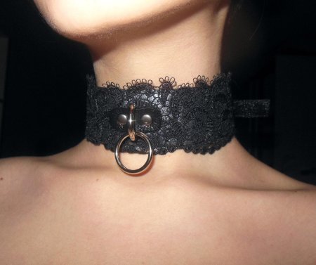 Lace BDSM collar
