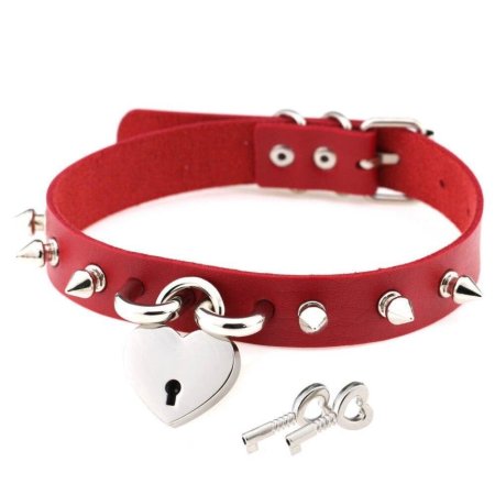 Choker Gothic leather