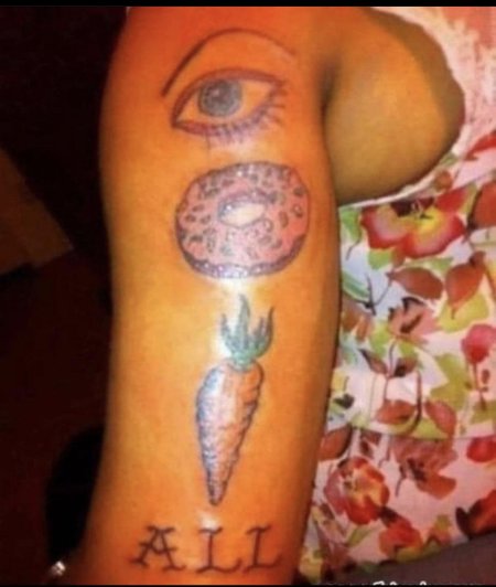 The most ugly tattoos