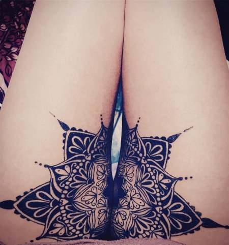 Tattoo between legs