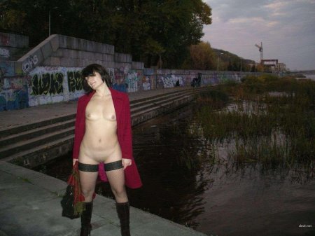 Naked night on the street Private