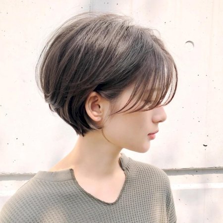 Tomboy haircut pixie bob Korean