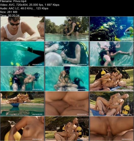 Fuck in the pool under water