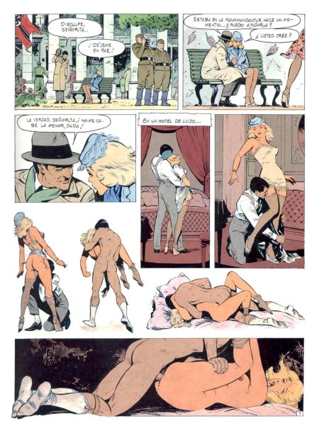 Erotic retro comics