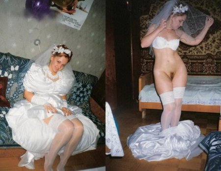 Naked bride dresses