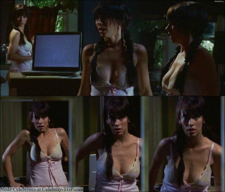 Jennifer Love Hughitt exposed her chest in the film