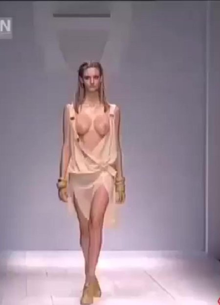 Erotic show of models