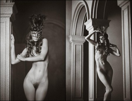 Beauty contest in the style of nude
