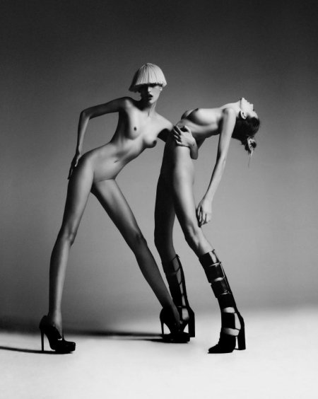 Erotic models on the set