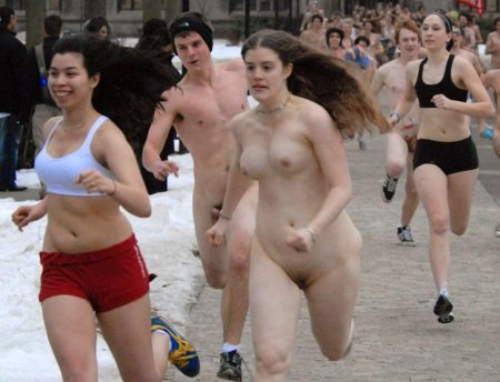Mass races of women naked