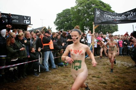 Naked girls on Roskilde Festival 2019