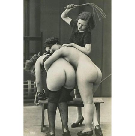 Flogging naked women retro