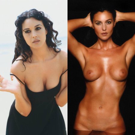 Monica Bellucci in Youth Tits