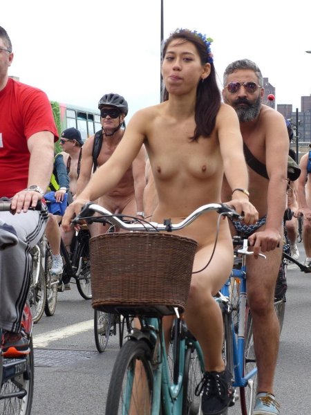Naked bicycle racket Asian