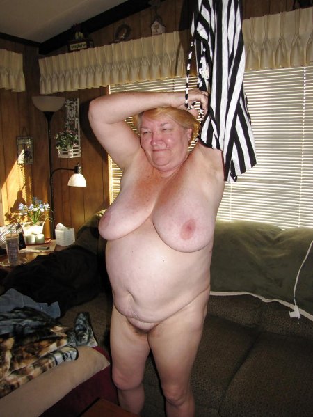 Naked fat old women