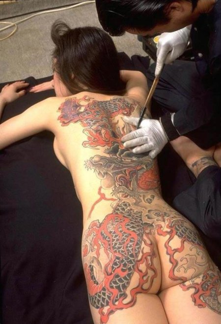 Japanese erotic tattoo