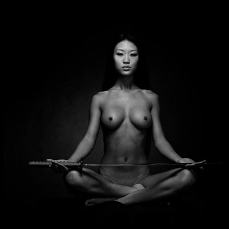 Asian girls in the style of nude