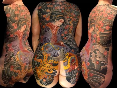 Japanese erotic tattoo