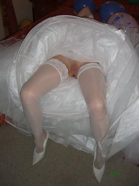 Brides in panties Private