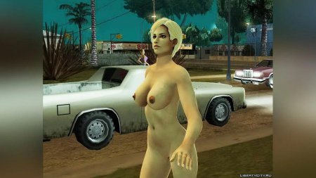 Naked women in the game GTA