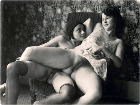 Lesbian with hairy pubis Retro