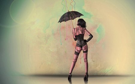 Drawn girls Wallpaper