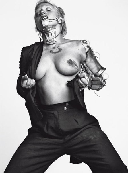 Lady Gaga naked